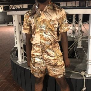 Safari Mens Romper /Boiler Suit